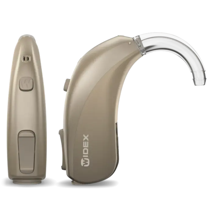 WIDEX MOMENT BTE MODELS BTE 13 D - Golden Brown