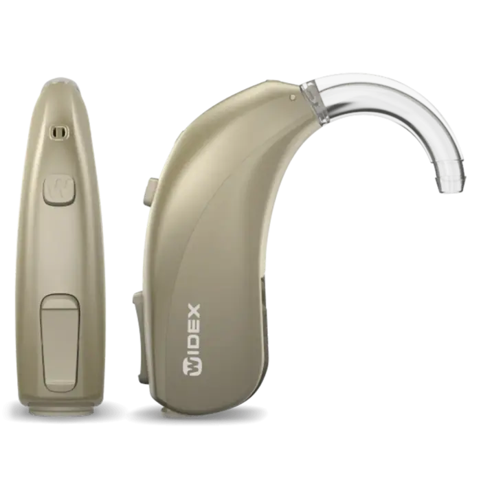 WIDEX MOMENT BTE MODELS BTE 13 D - Honey Blonde