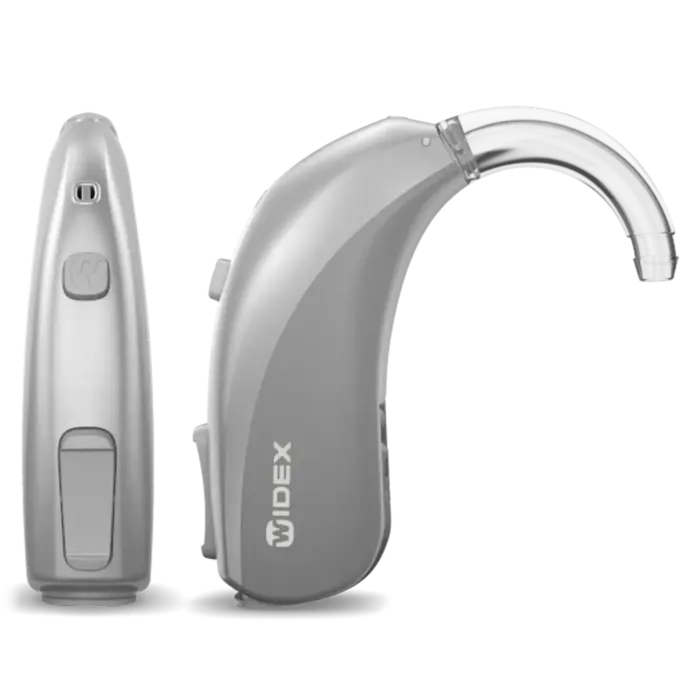 WIDEX MOMENT BTE MODELS BTE 13 D - Silver Grey