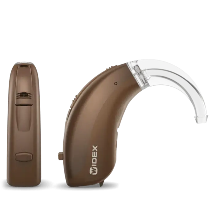 WIDEX MOMENT BTE MODELS BTE 312-Chestnut Brown