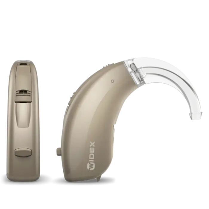 WIDEX MOMENT BTE MODELS BTE 312-Golden Brown
