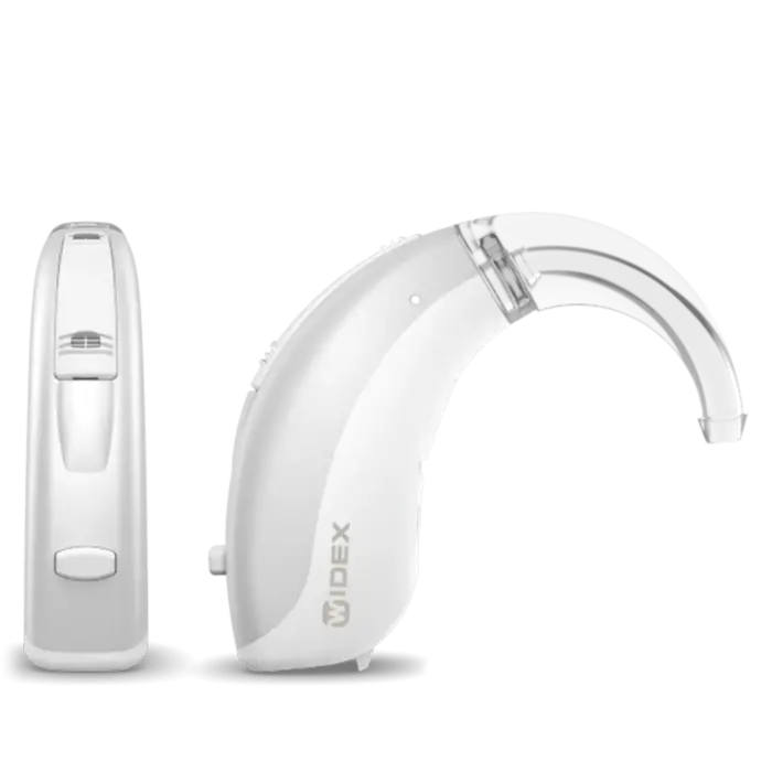 WIDEX MOMENT BTE MODELS BTE 312-Pearl White