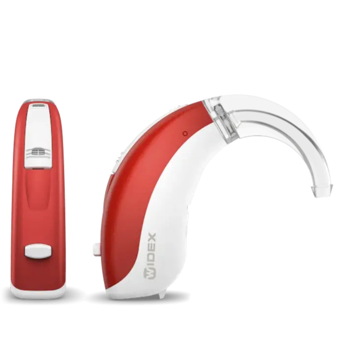 WIDEX MOMENT BTE MODELS BTE 312-Sporty Red