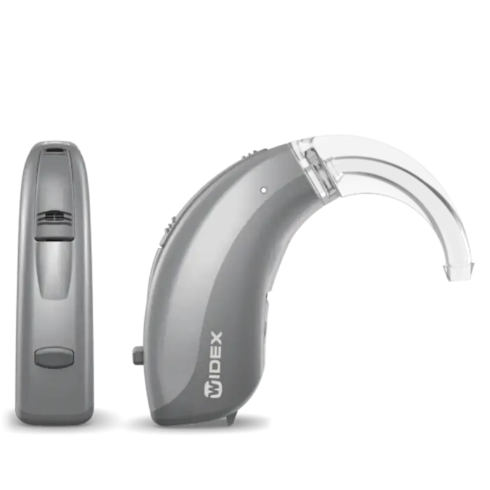 WIDEX MOMENT BTE MODELS BTE 312-Titanium Grey