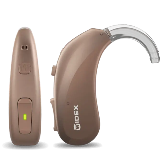WIDEX MOMENT BTE MODELS BTE R D Autumn Beige
