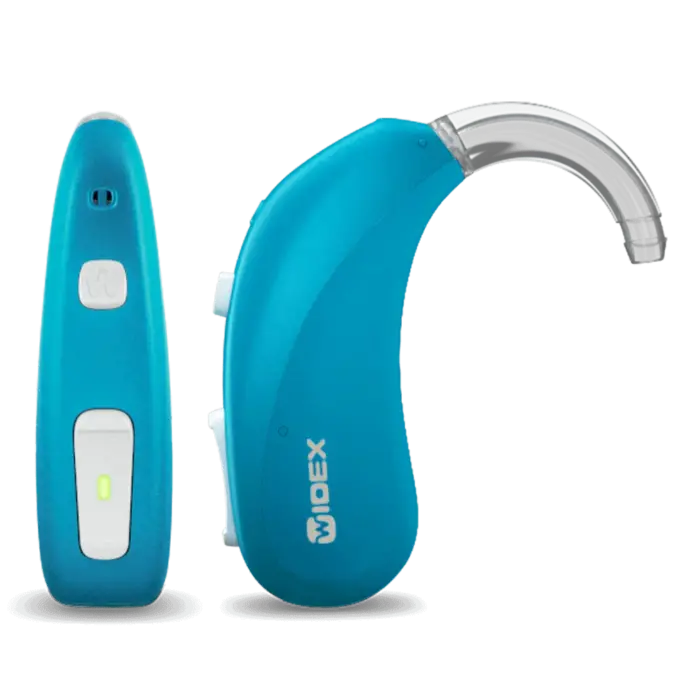 WIDEX MOMENT BTE MODELS BTE R D Mediterranean Turquoise