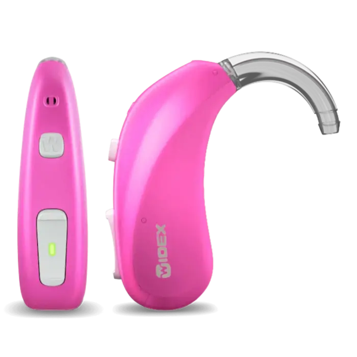WIDEX MOMENT BTE MODELS BTE R D Shocking Pink