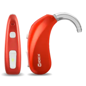 WIDEX MOMENT BTE MODELS BTE R D Sporty Red