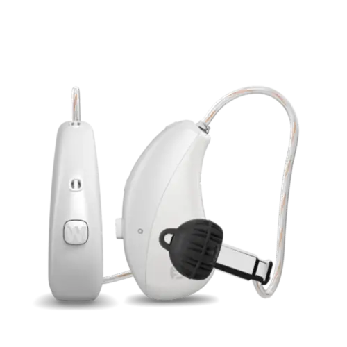 WIDEX Moment RIC Models Pearl White