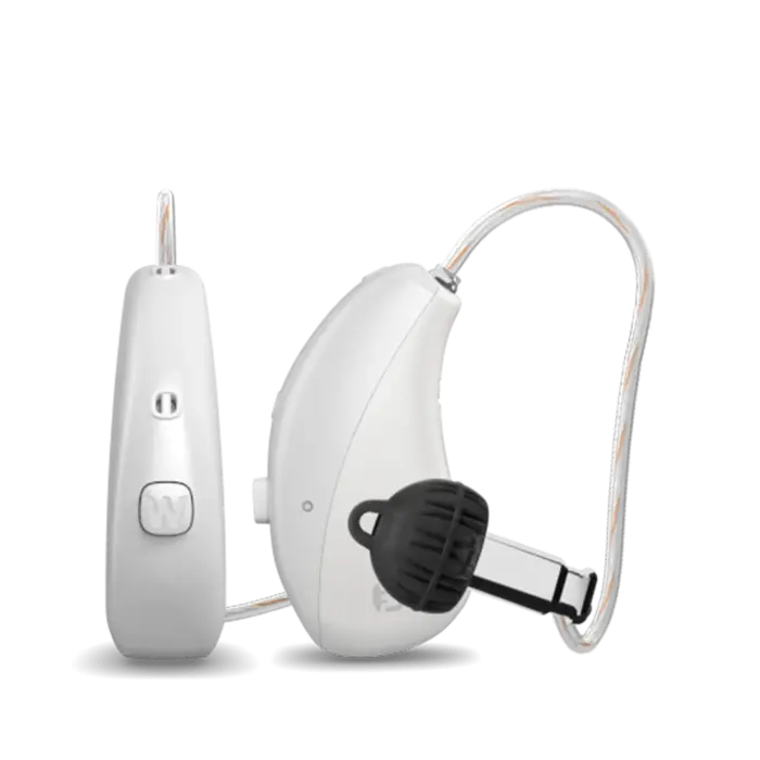 WIDEX Moment RIC Models Pearl White