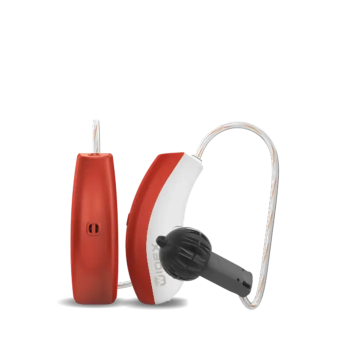 WIDEX Moment RIC Models RIC 10 Sporty Red