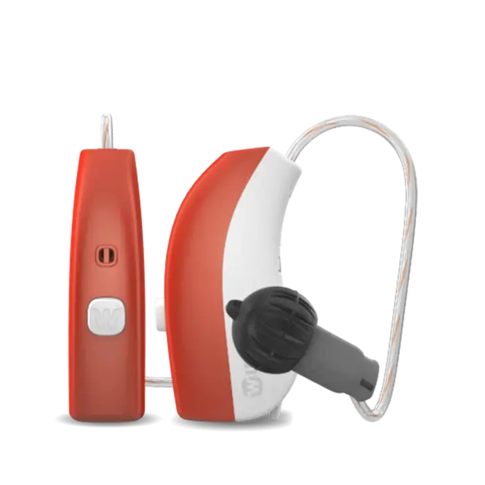 WIDEX Moment RIC Models RIC 312 D Sporty Red