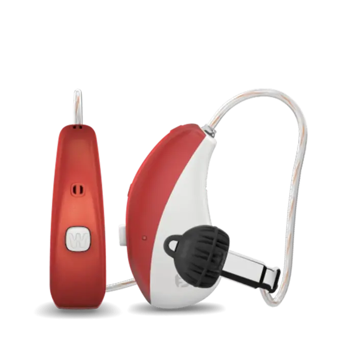 WIDEX Moment RIC Models mRIC R D Sporty Red