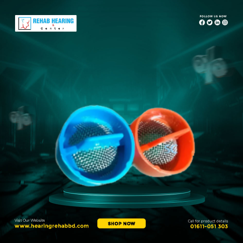HF4 Wax filter red and blue